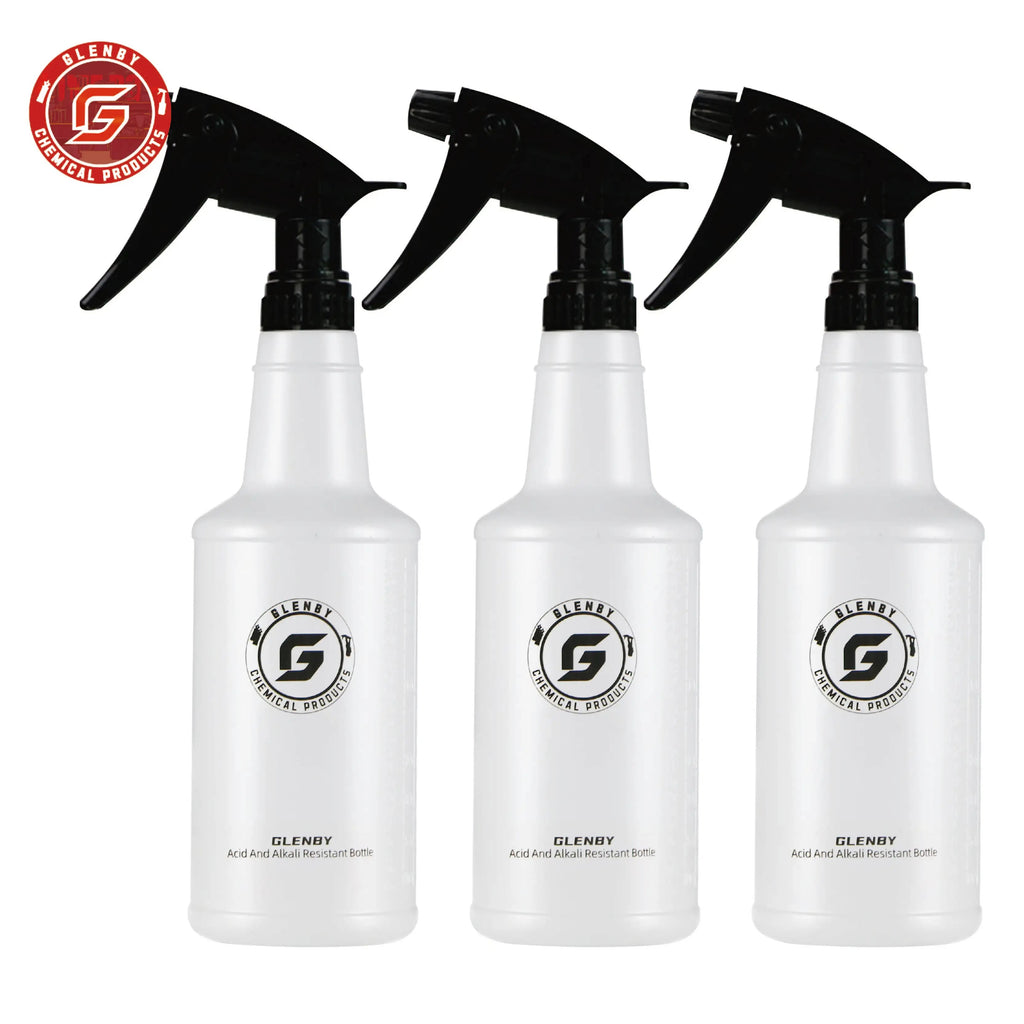 Car cleaning, detail spray bottle