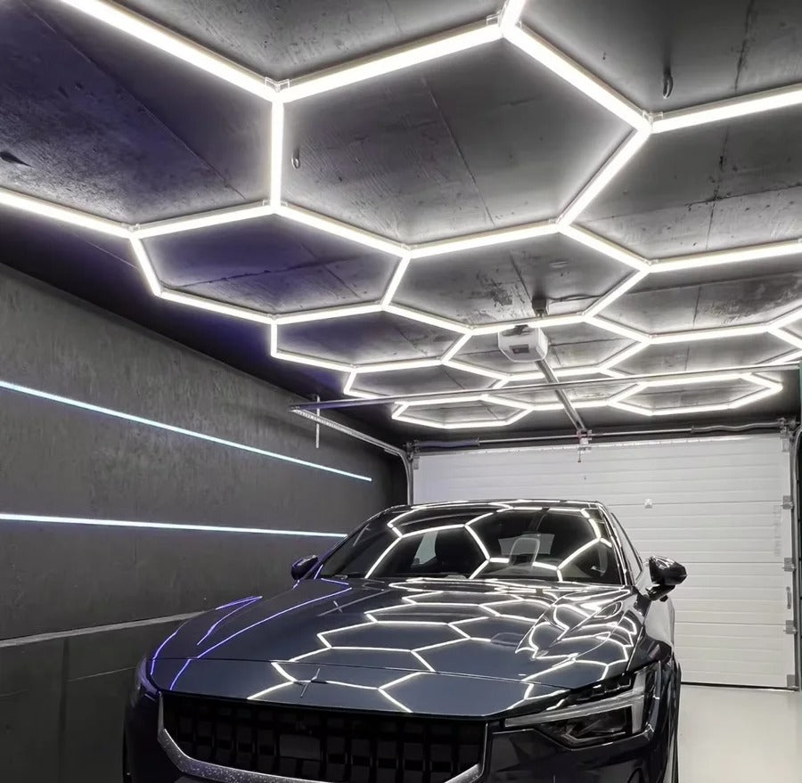 Ultra Bright Hexagon Garage Lights.720W 86400LM 6500K Hexagon LED Light