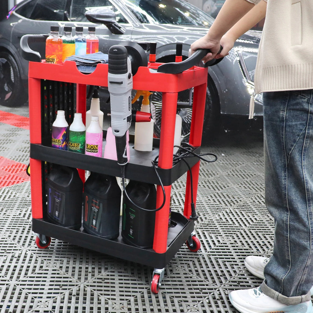 Auto 3 Tier Rolling Detail Cart
