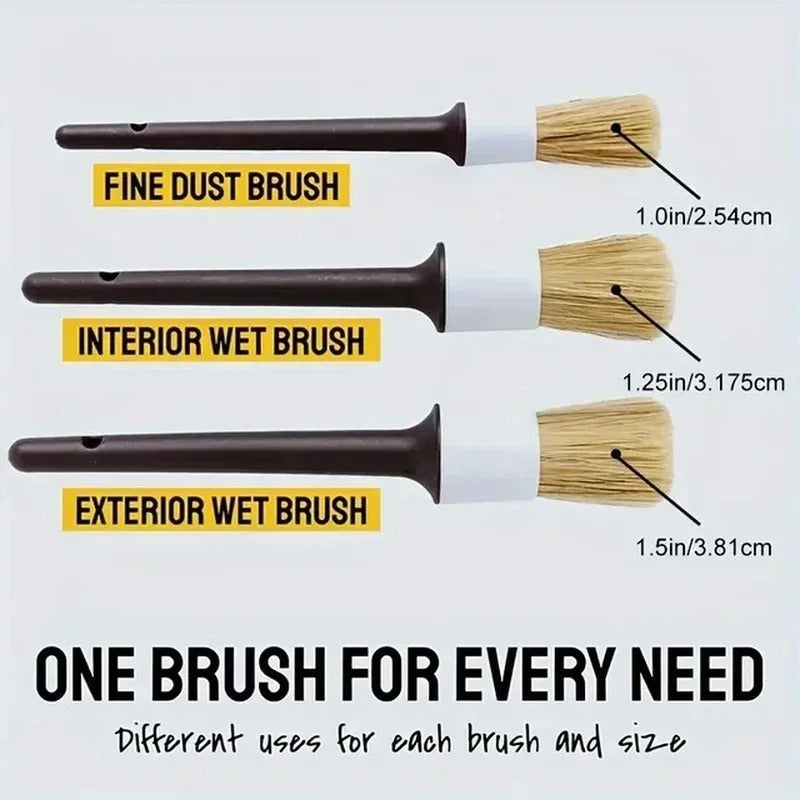 3PCS Detail Brush Set