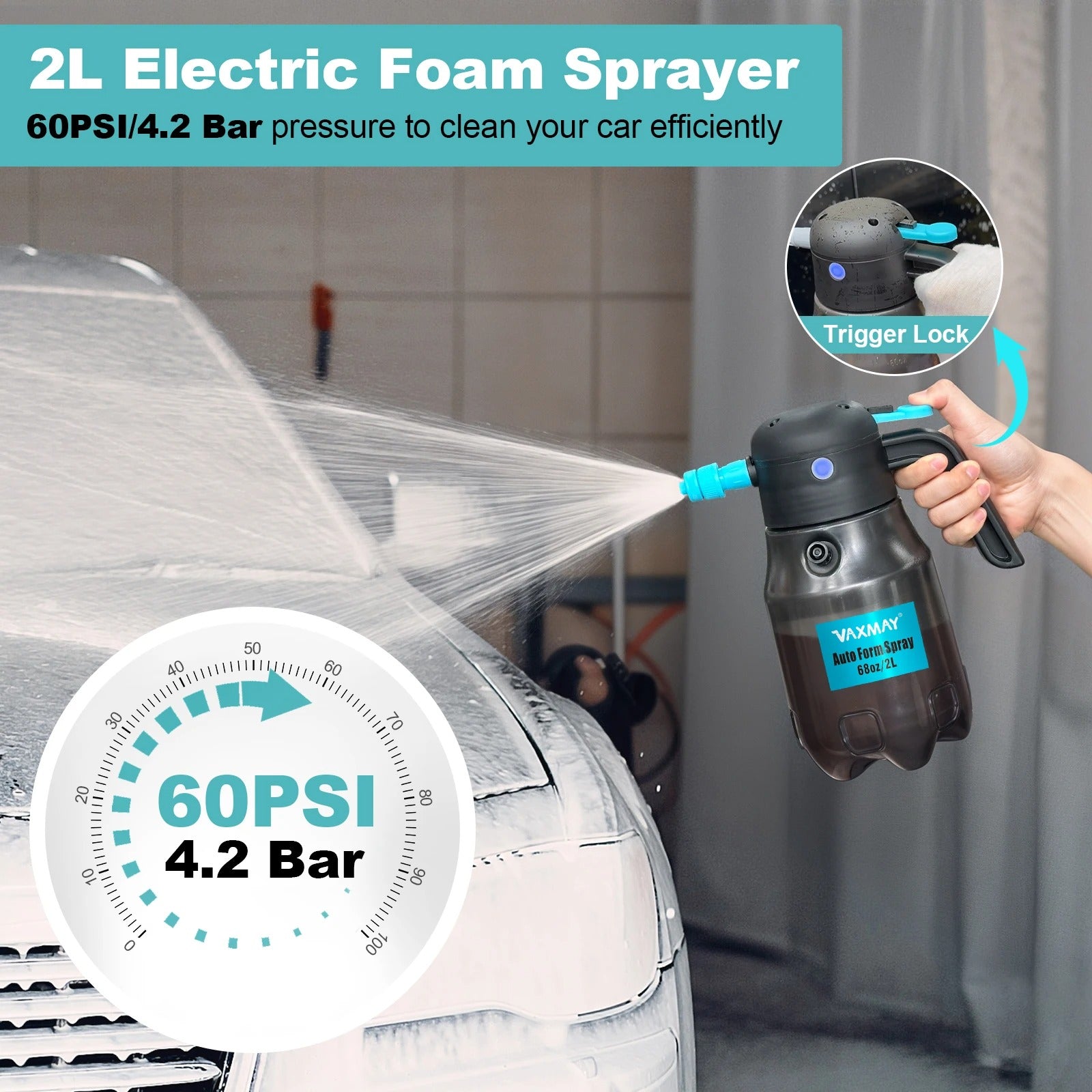 60PSI 2L Electric Foam Sprayer