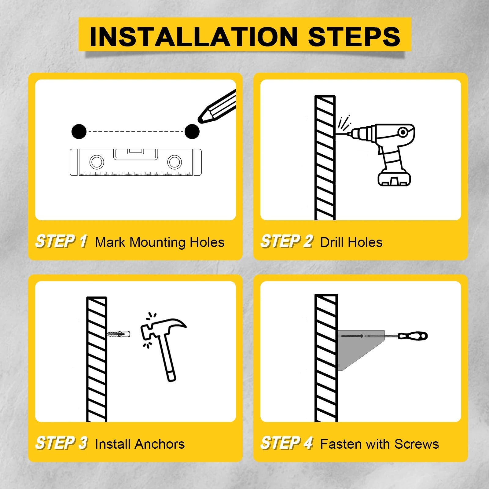Pressure Washer Gun & Foam Cannon Holder with 1/4 Inch Quick Connector
