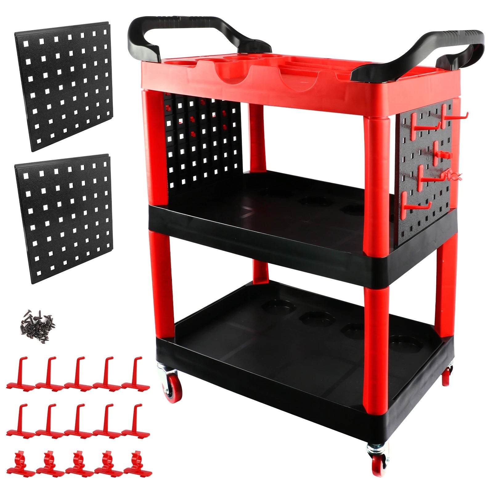Auto 3 Tier Rolling Detail Cart
